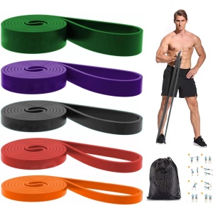 WSAKOUE Exercise Pull Up Bands for Working Out WLKB2-4